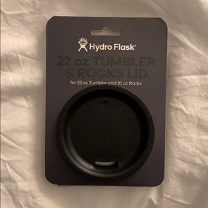 Hydroflask 22oz tumbler and 10oz rocks lid